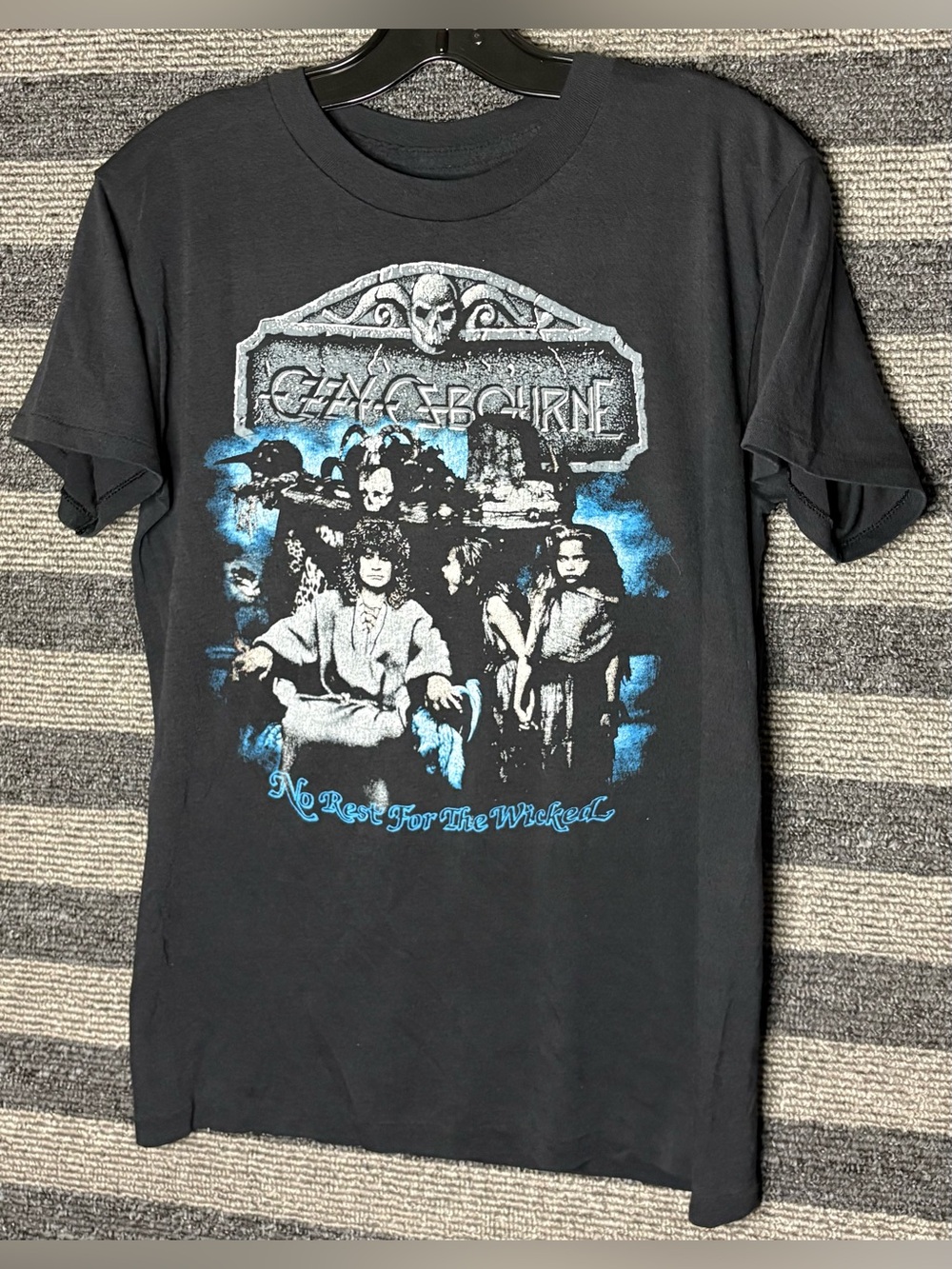 Vintage 1988 Ozzy Osbourne No Rest for the Wicked Tour Single Stitch T-Shirt M
